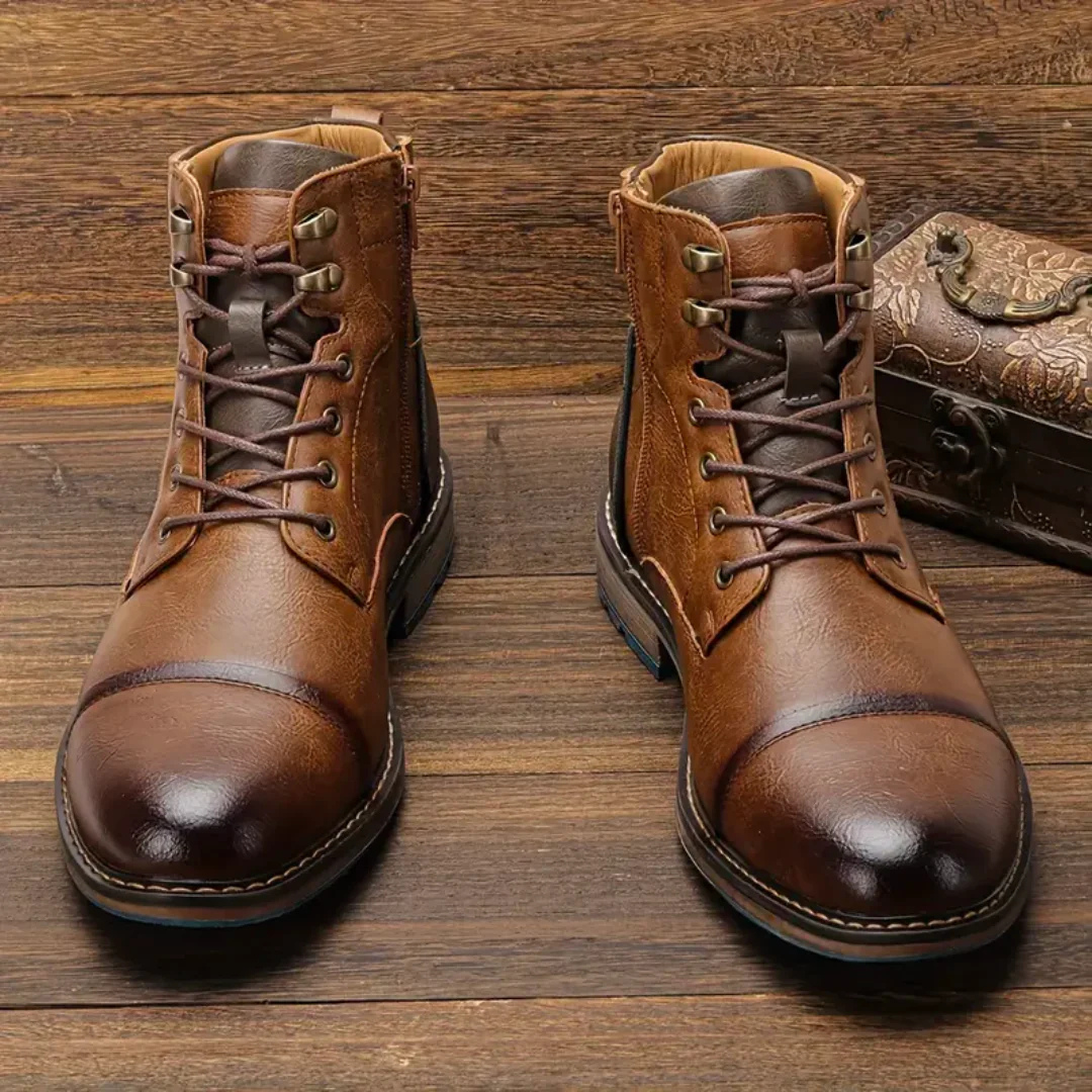 Ardi | Herren Braun Stiefel | Vintage