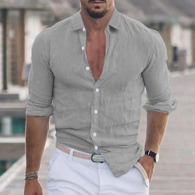 Arvid | Herren Freizeithemd | Langarm