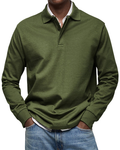 Willie | Herren Langarm Poloshirt | Elegant