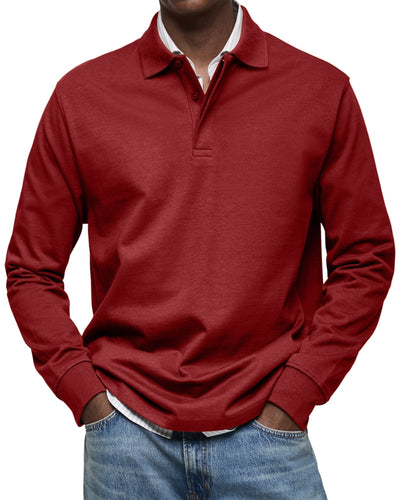 Willie | Herren Langarm Poloshirt | Elegant