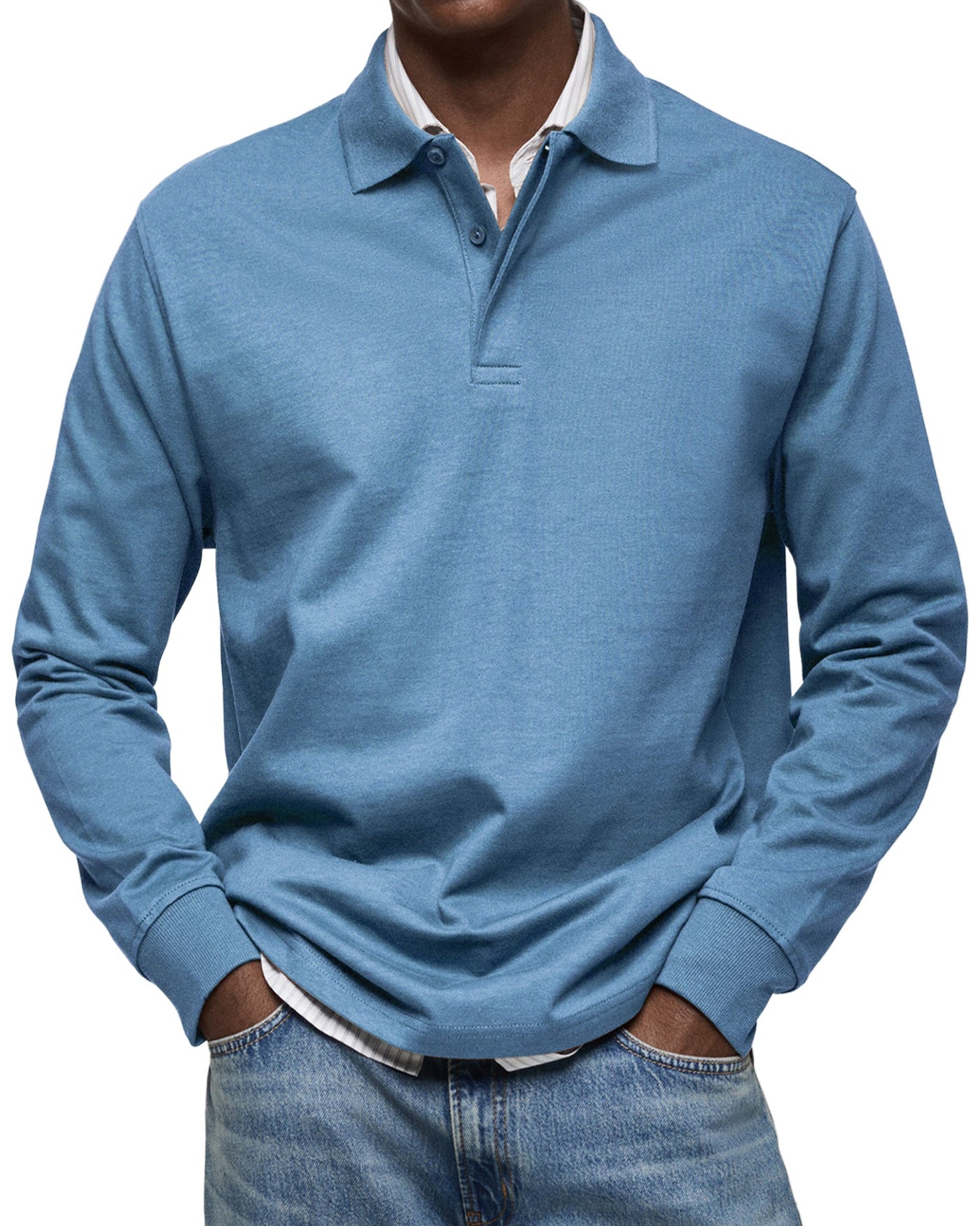 Willie | Herren Langarm Poloshirt | Elegant