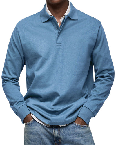 Willie | Herren Langarm Poloshirt | Elegant