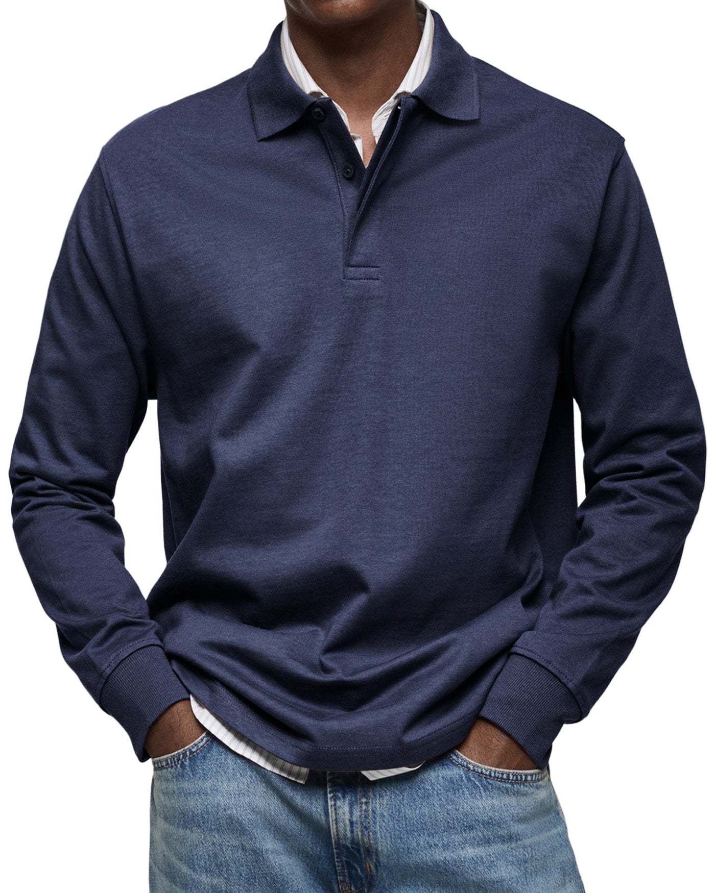 Willie | Herren Langarm Poloshirt | Elegant