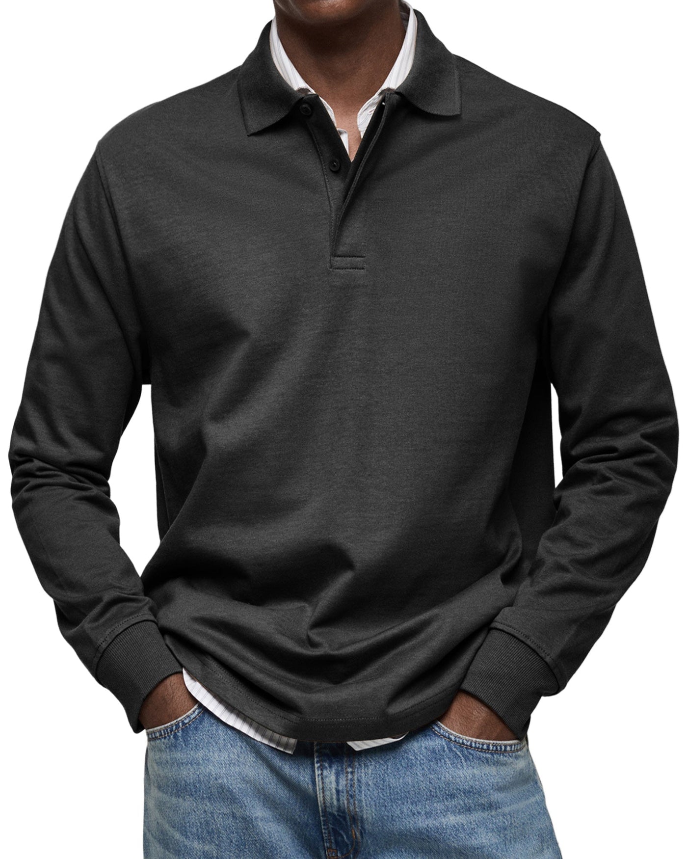 Willie | Herren Langarm Poloshirt | Elegant