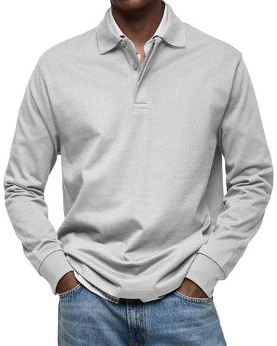 Willie | Herren Langarm Poloshirt | Elegant