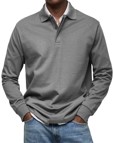 Willie | Herren Langarm Poloshirt | Elegant