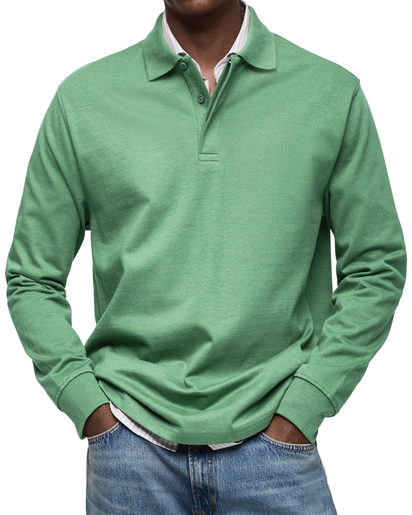 Willie | Herren Langarm Poloshirt | Elegant
