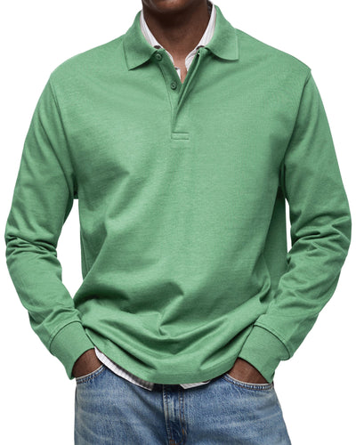 Willie | Herren Langarm Poloshirt | Elegant