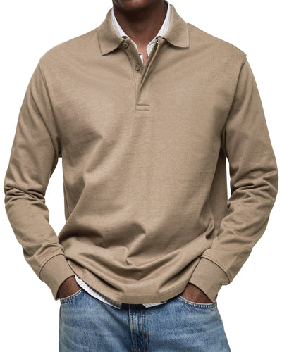 Willie | Herren Langarm Poloshirt | Elegant