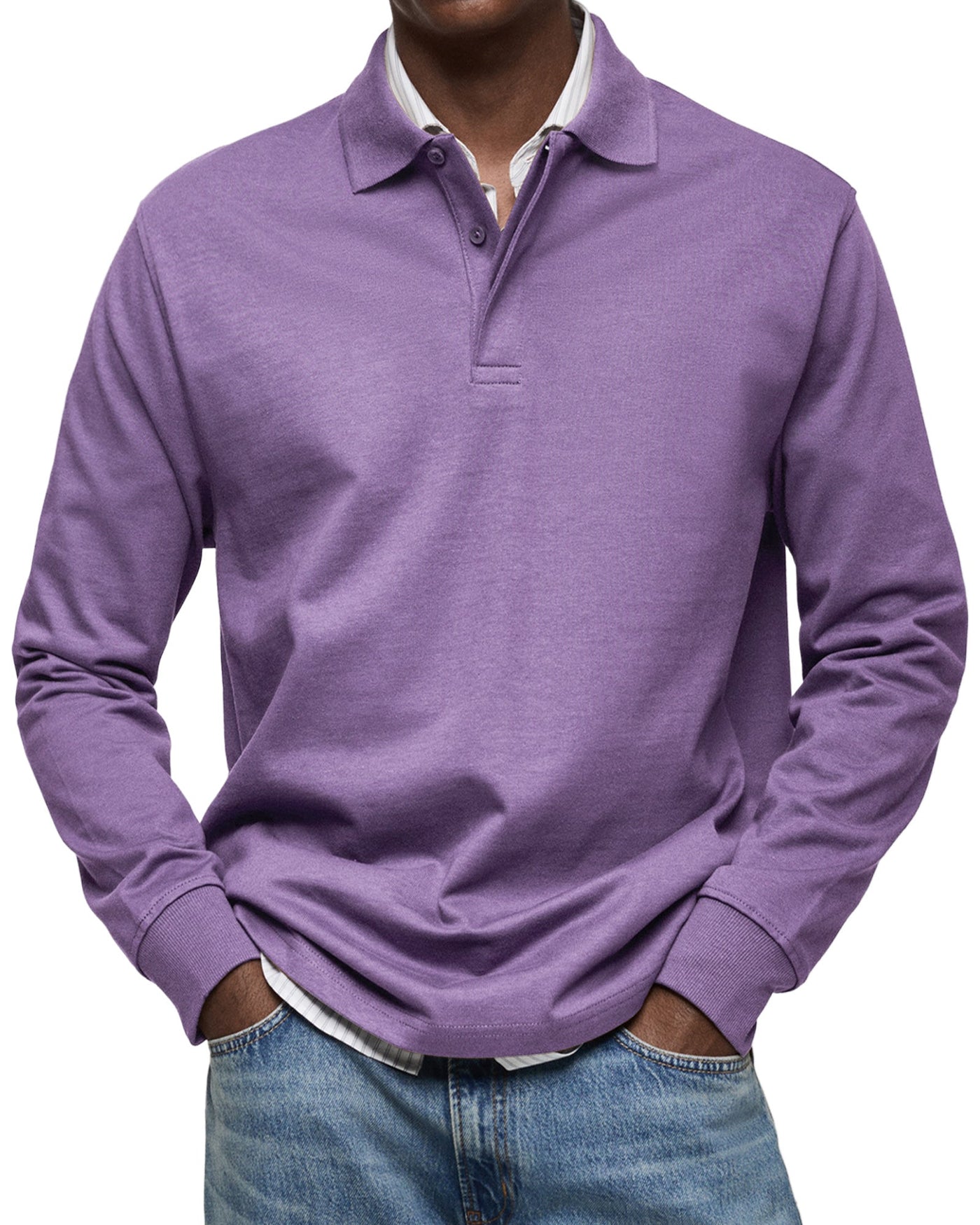 Willie | Herren Langarm Poloshirt | Elegant