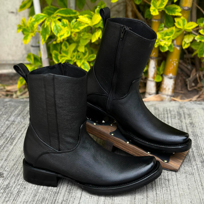 Axel | Herren Western Cowboystiefel | Schwarz