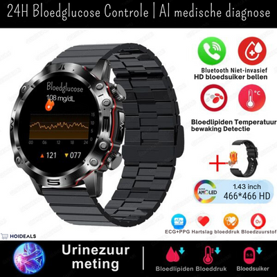 Aeternum | Intelligente Gesundheits-Smartwatch mit umfassender Diagnosefunktion
