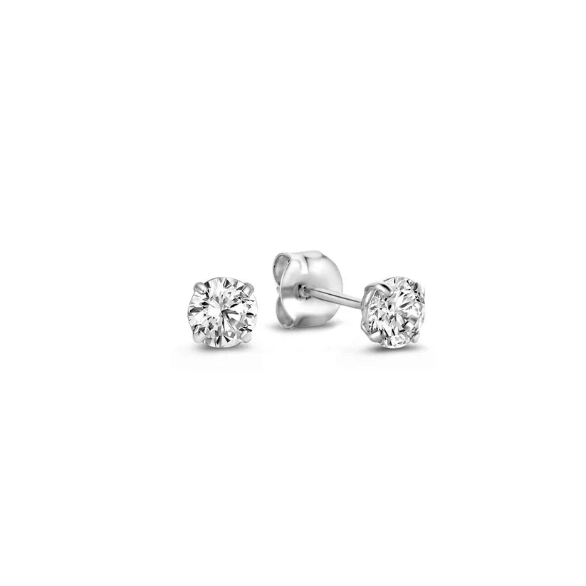 Larmes de Lune Gold Stein Earrings