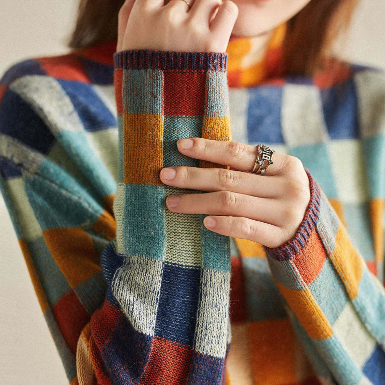 Emma | Warmer Van Gogh Kaschmir-Pullover