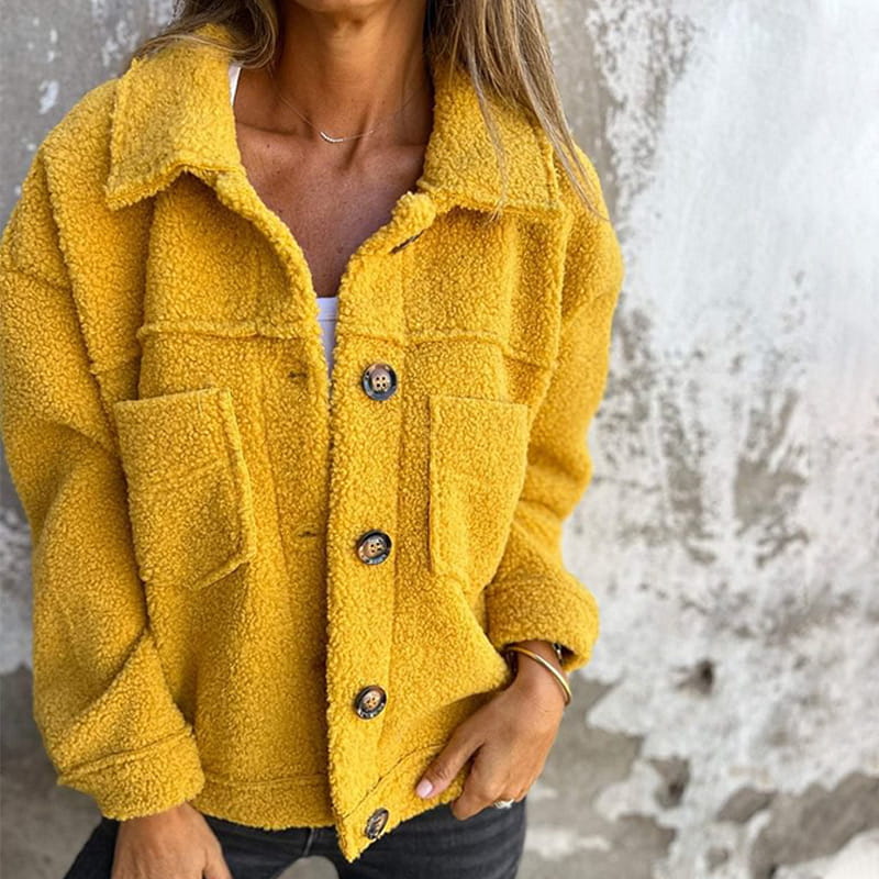 Aubrey™ - Gemütliche Knopf-Jacke