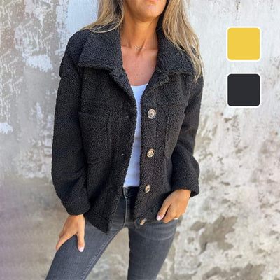 Aubrey™ - Gemütliche Knopf-Jacke