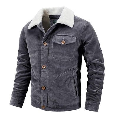 Vintage-Herrenjacke mit mehreren Taschen