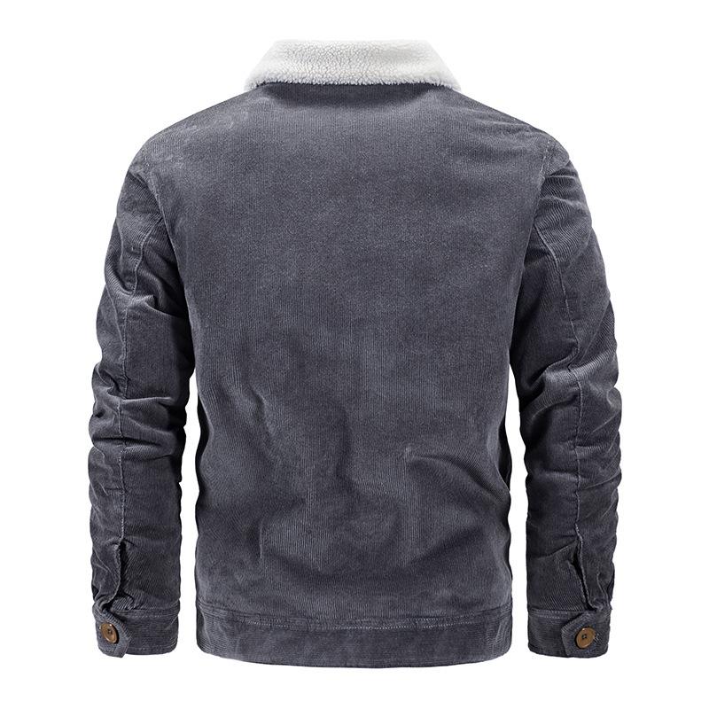 Vintage-Herrenjacke mit mehreren Taschen