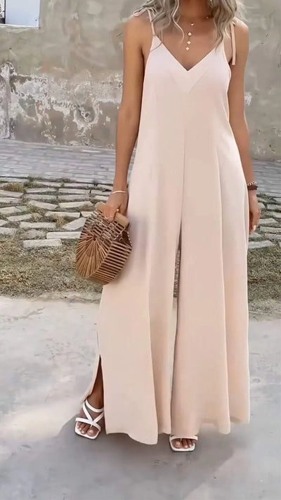 Viviette – Eleganter ärmelloser Jumpsuit