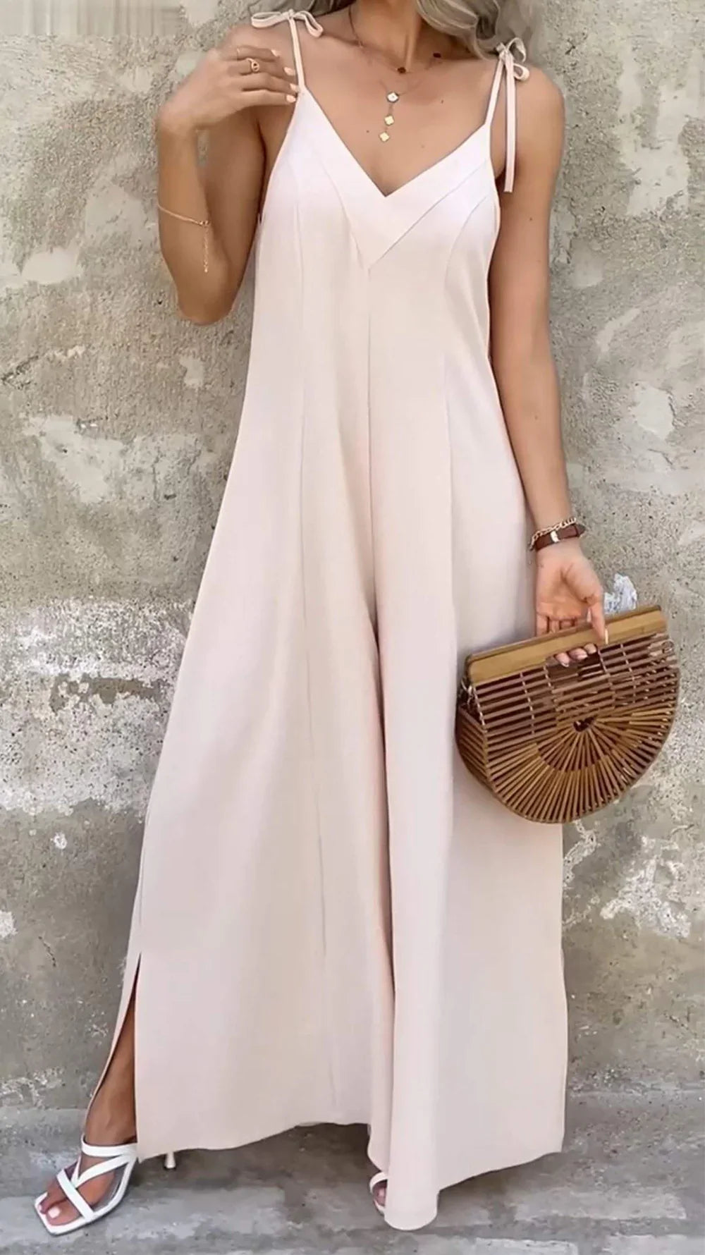 Viviette – Eleganter ärmelloser Jumpsuit