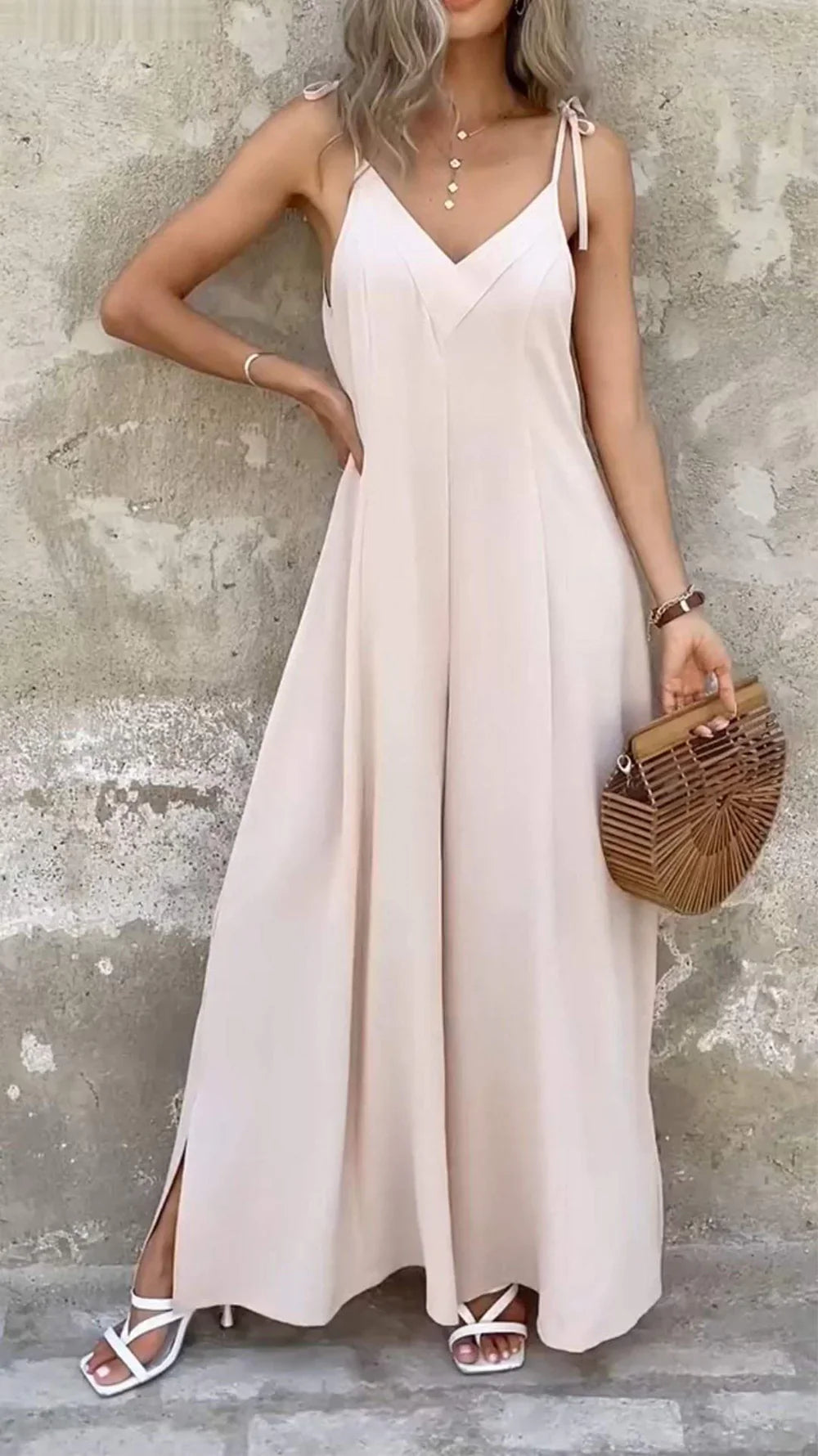 Viviette – Eleganter ärmelloser Jumpsuit