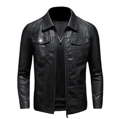 Anton | Revers Lederjacke