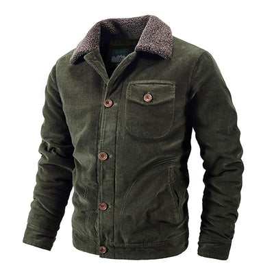 Vintage-Herrenjacke mit mehreren Taschen