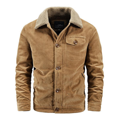 Vintage-Herrenjacke mit mehreren Taschen