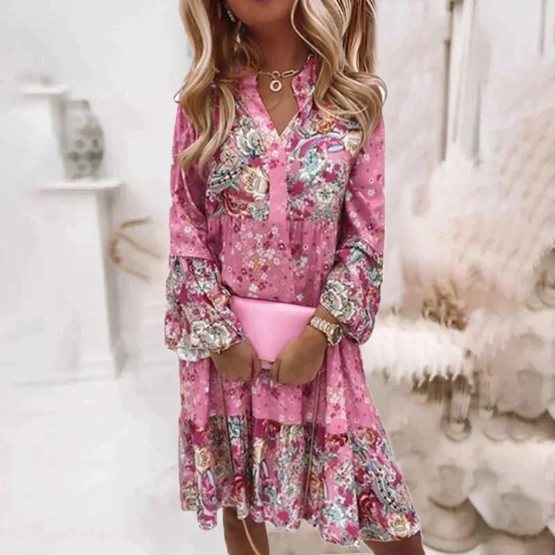 Alodia | Langarm Partykleid | Mini