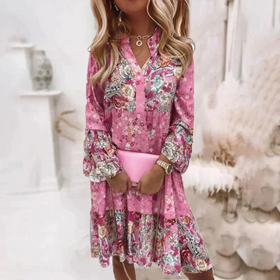 Alodia | Langarm Partykleid | Mini