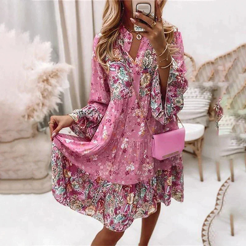 Alodia | Langarm Partykleid | Mini