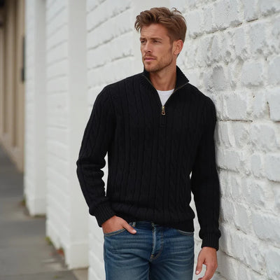 Alessandro™ | Eleganter Pullover mit Reißverschluss