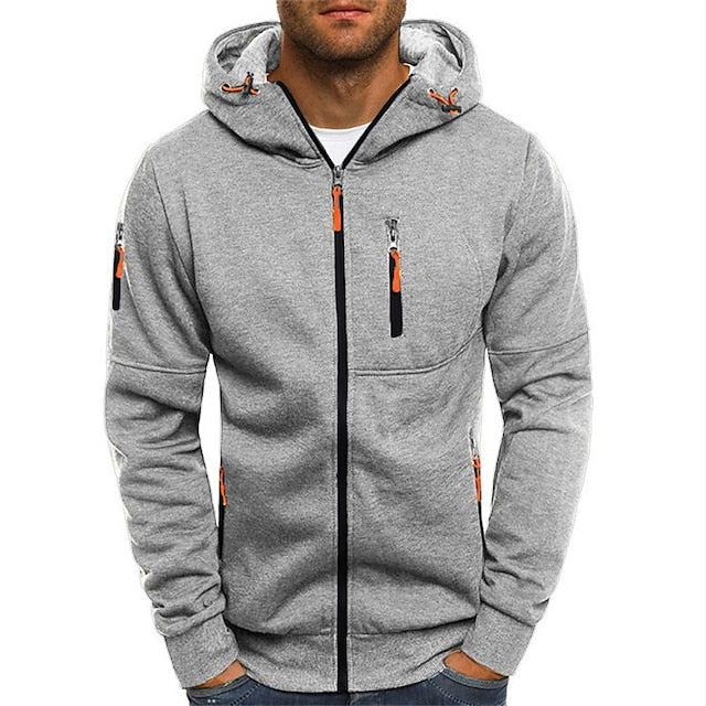 Dennis | Zip-Up Jacke mit Kapuze