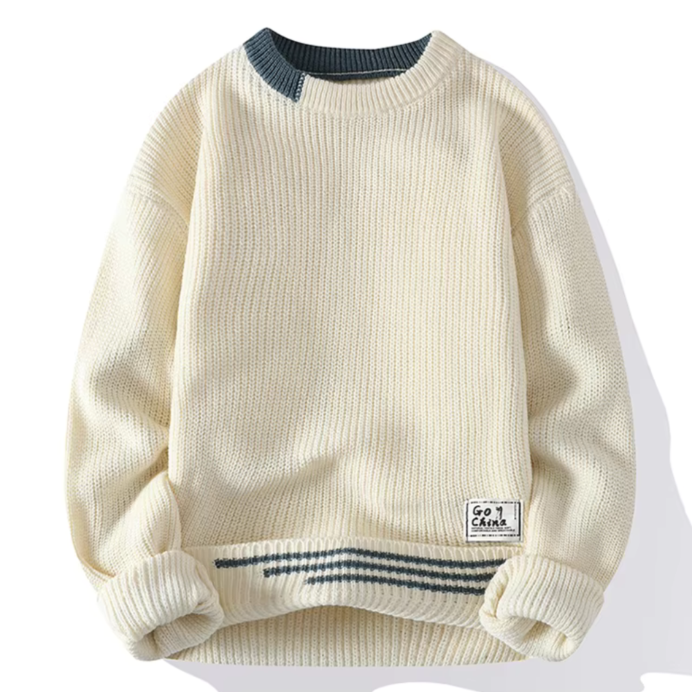Friedrich | Pullover mit Rundhalsausschnitt
