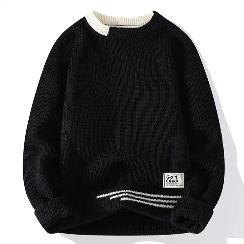 Friedrich | Pullover mit Rundhalsausschnitt