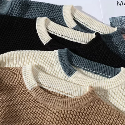 Friedrich | Pullover mit Rundhalsausschnitt