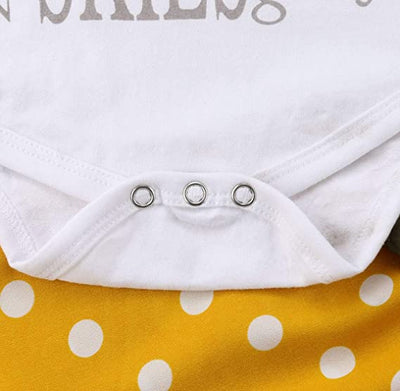 Baby-Outfit mit Spruch & Rüschenhose – SonnenscheinSet