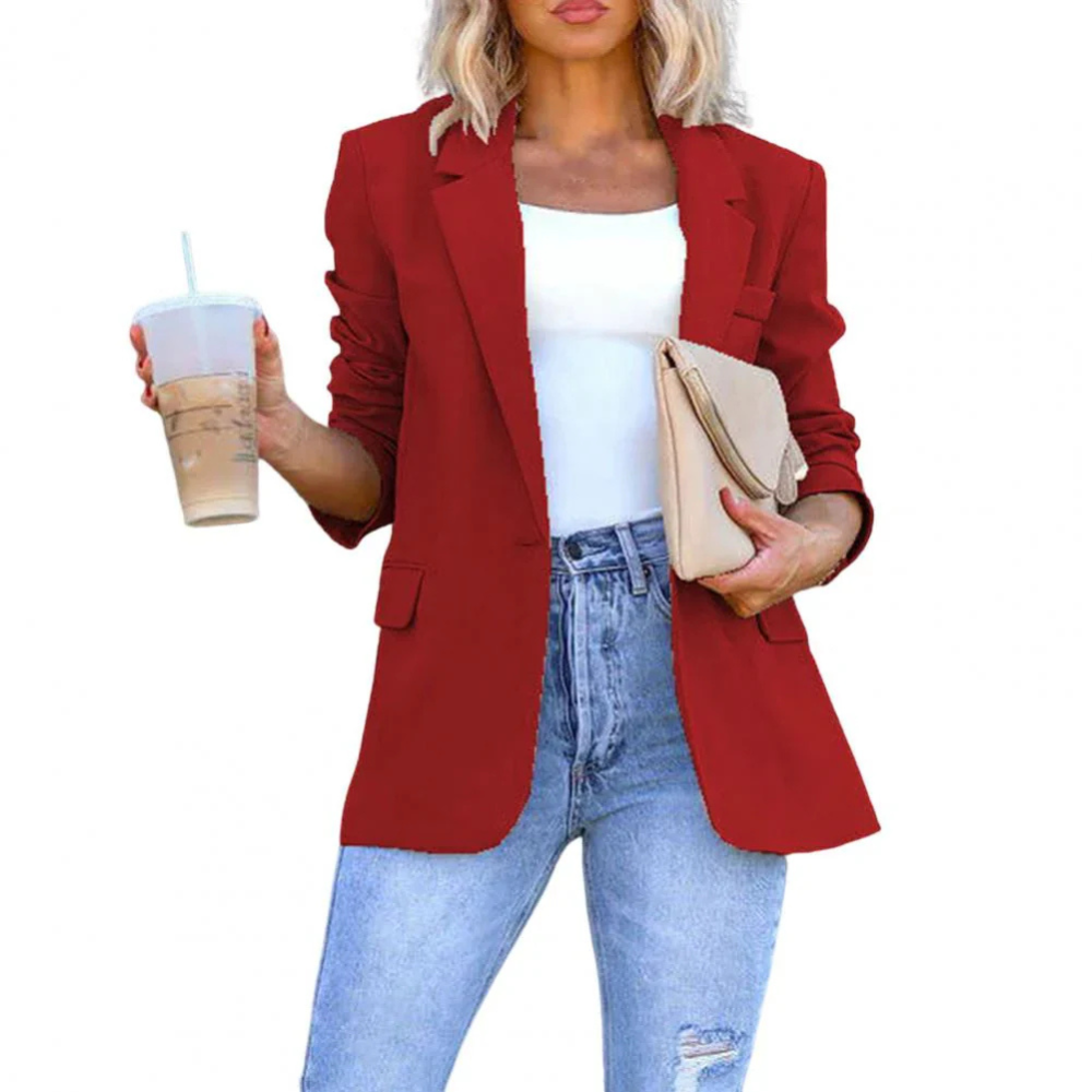 Annistyn | Damen Schwarz Blazer | Elegant