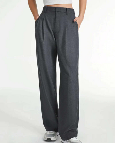 Adalyn | Damen Schwarz Weite Hose | Elegant