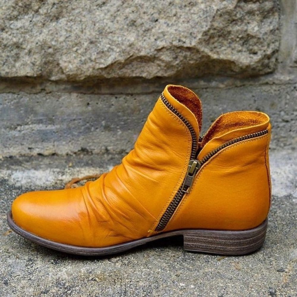 Ava | Stiefeletten Damen Schwarz | mit Absatz