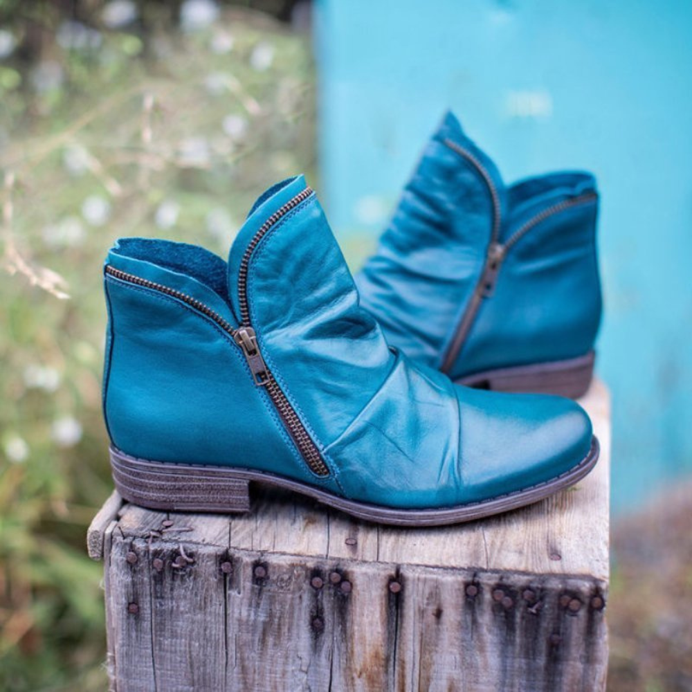 Ava | Stiefeletten Damen Schwarz | mit Absatz