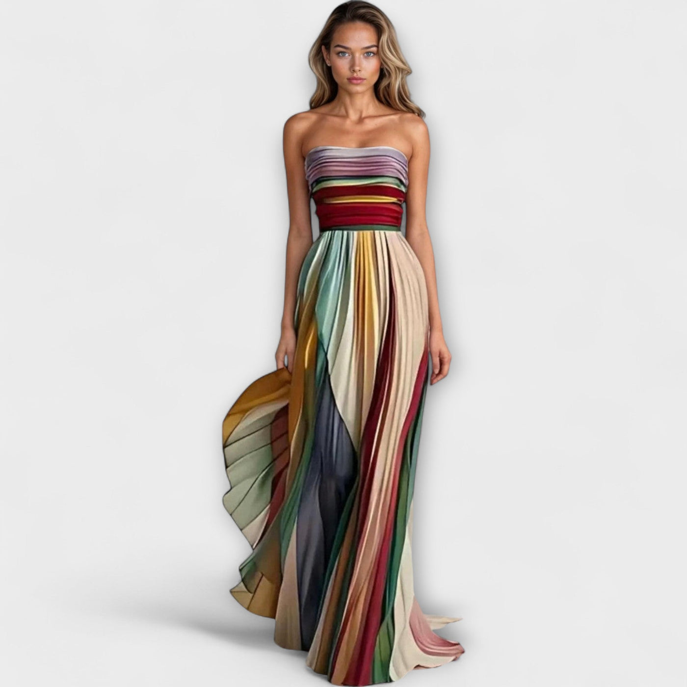 Flora - Elegantes Maxi-Kleid aus Premium-Stoff