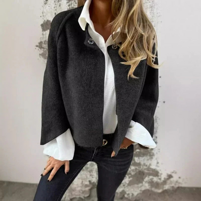 Aitana | Damen Übergangs Jacke | Schwarz