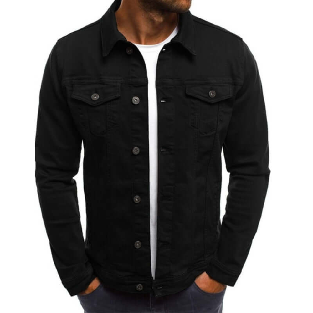 Aziel | Herren Sommer Jacke | Schwarz