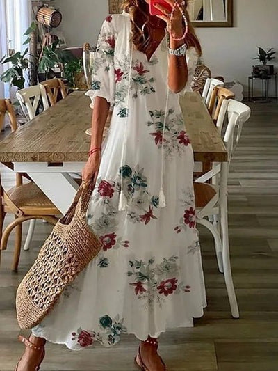Luna | Elegantes Boho-Kleid mit figurfreundlichem Design
