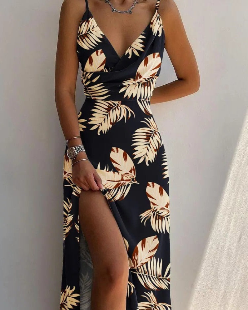 Vivory | Attraktives V-Ausschnitt Kleid für Damen | Elegant, feminin & vielseitig