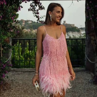 Zia | Weiß Cocktailkleid | Mini