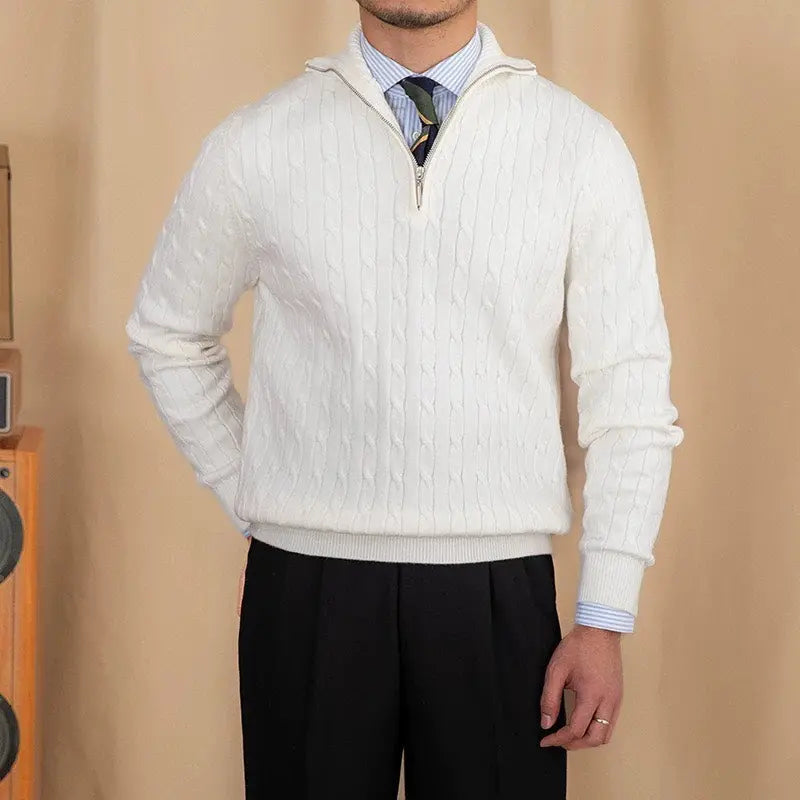 Henry | Strickpullover mit Reißverschluss